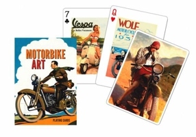 Cărți de joc Piatnik de colecție cu tema „Motorbike Art”