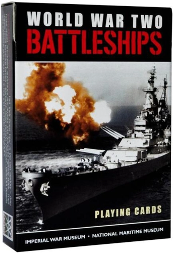 Cărți de joc Piatnik de colecție cu tema „World War Two Battleships”