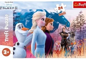 Puzzle 24 piese Maxi „Frozen 2 - Călătoria magică”