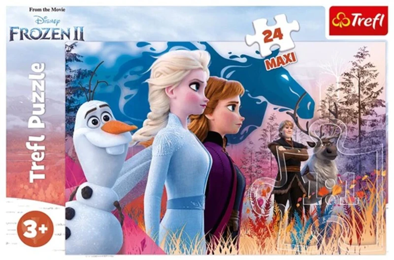 Puzzle 24 piese Maxi „Frozen 2 - Călătoria magică”
