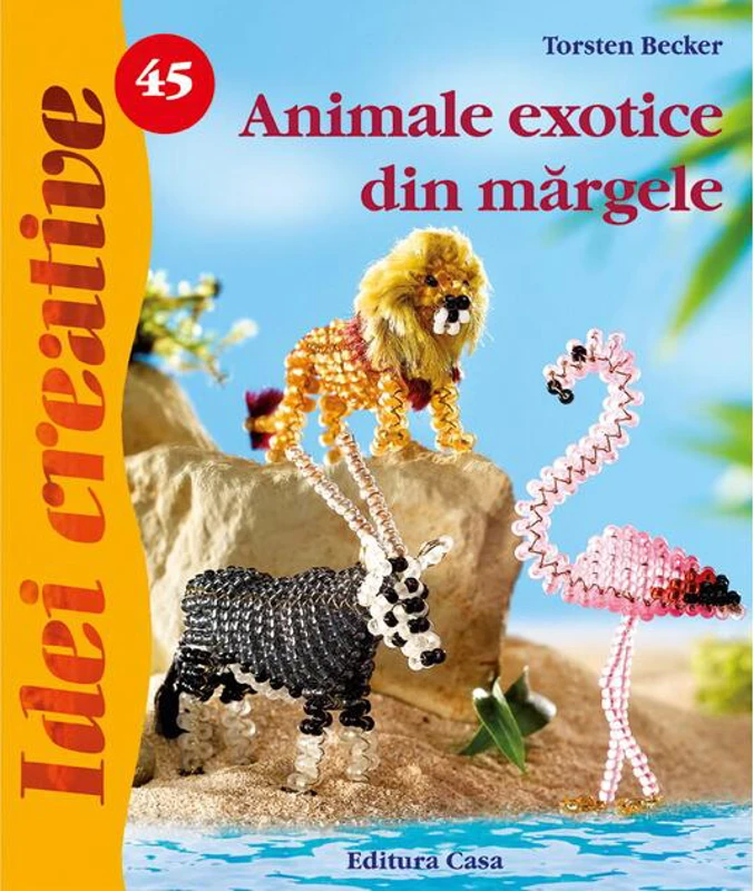 Animale exotice din mărgele. Idei creative 45
