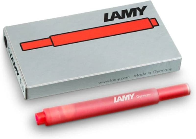 Patroane stilou Lamy T10 roșu 5/set