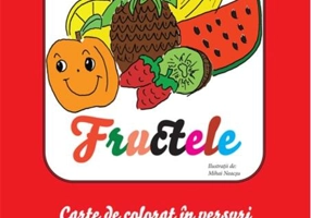 Fructele. Carte de colorat în versuri