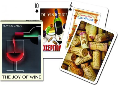 Cărți de joc Piatnik de colecție cu tema „The Joy Wine”