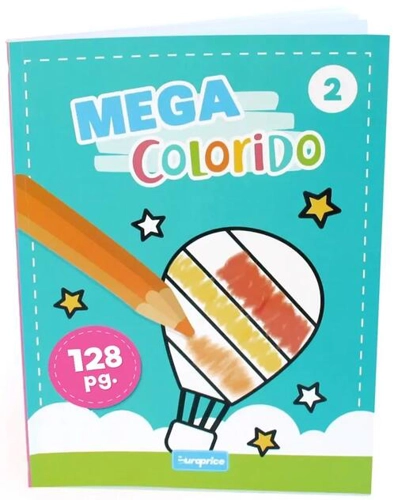 Carte de colorat Mega Colorido (Vol. 2)