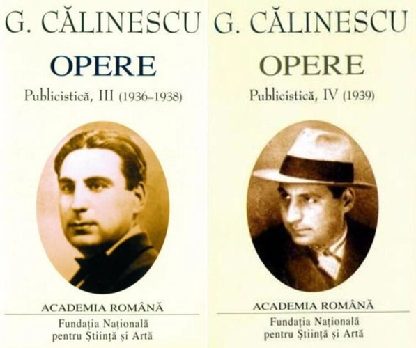 George Călinescu. Opere (Vol. III+IV) Publicistică (1936-1939)