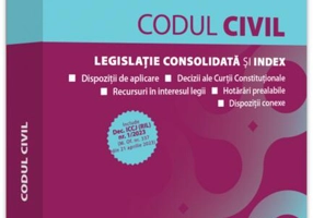 Codul civil. Legislație consolidată și index (mai 2023)