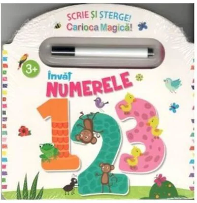 Scrie și Șterge! Carioca Magică! Învăț numerele