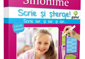 Sinonime. Scrie și șterge! Expert (7-10 ani)