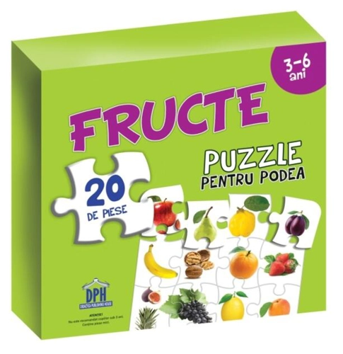 Fructe. Puzzle pentru podea