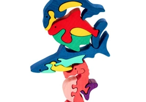 Set Puzzle - Animale din Ocean în miniatură