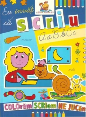 Eu învăț să scriu. Carte de colorat