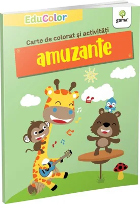 Carte de colorat și activități amuzante. EduColor