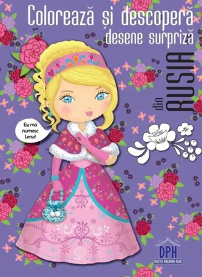 Colorează și descoperă desene surpriză din Rusia