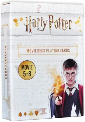 Cărți de joc clasice cu figuri din filmele din seria "Harry Potter" (Filmele 5-8)