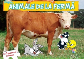 Animale de la fermă. Cartea mea cu puzzle-uri. Baby Looney Tunes