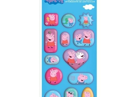 Peppa Pig - Stickere 3D lenticulare