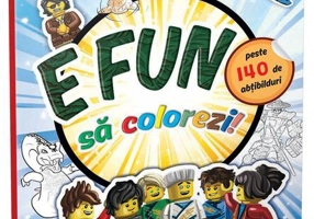 E fun să colorezi Ninjago!