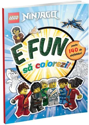 E fun să colorezi Ninjago!