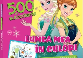 Disney. Regatul de gheață 500 de autocolante. Lumea mea în culori (Decor Art)