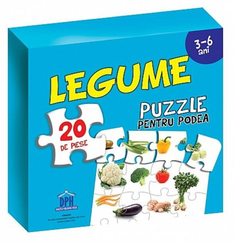Legume. Puzzle pentru podea