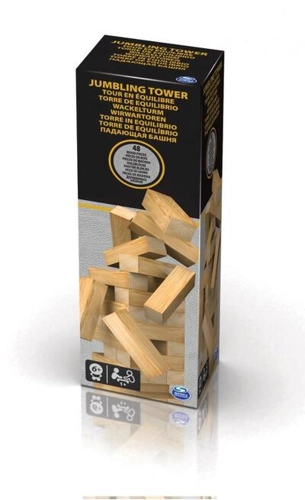 Turnul buclucaș, cutie de carton tip cadou