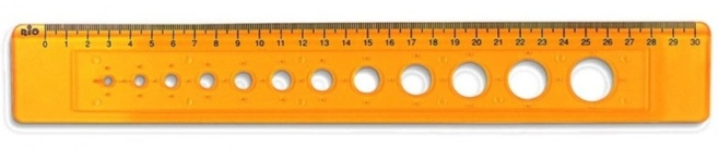 Șablon 30 cm, 12 cercuri Rio