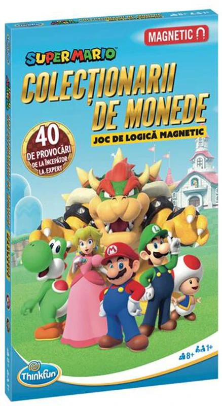 Joc de logică magnetic Super Mario Coin Collector