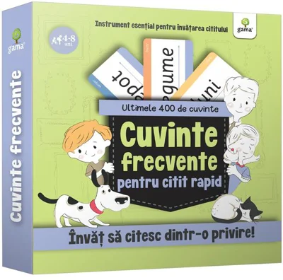 Kit Ultimele 400 de cuvinte frecvente de citit rapid