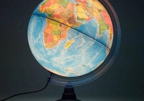 Glob pământesc fizic și politic Elite iluminat 25 cm