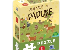 Animale din pădure: Puzzle