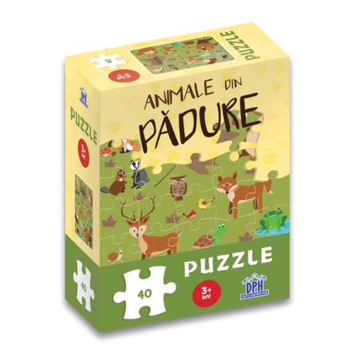Animale din pădure: Puzzle