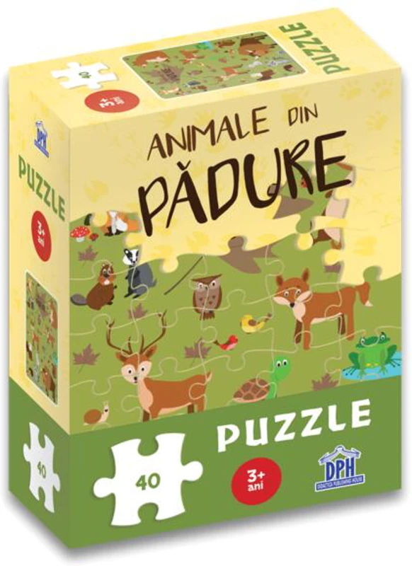 Animale din pădure: Puzzle