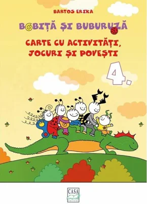 Bobiță și Buburuză - Carte cu activități, jocuri și povești nr. 4