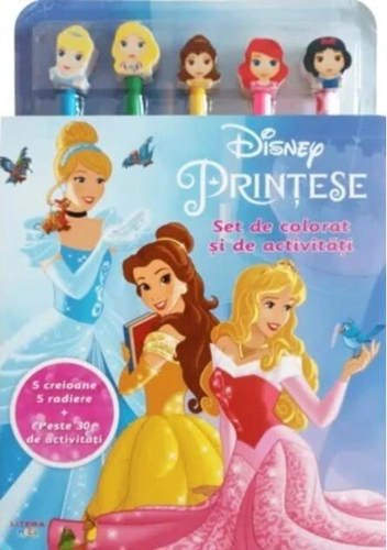 Disney Prințese. Set de colorat și de activități