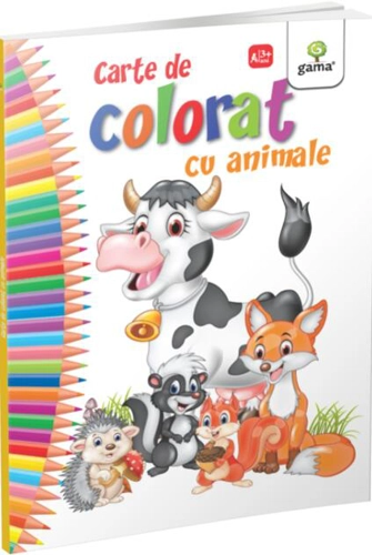 Carte de colorat cu animale