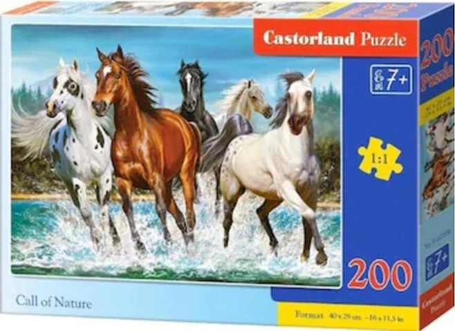 Puzzle 200 piese „Call of Nature”
