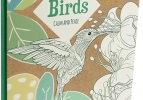 Carte de colorat Calm and Peace Birds