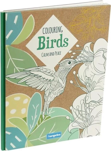 Carte de colorat Calm and Peace Birds