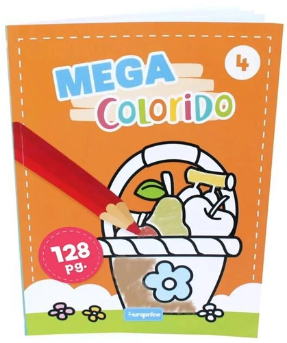 Carte de colorat Mega Colorido (Vol. 4)