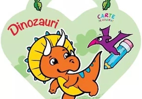 Autocolante cu sclipici - Dinozauri