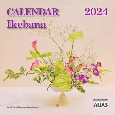 Minicalendar capsat cu Ikebana 2024, 24+4 file