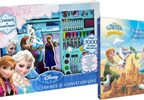 Set creativ + Carte O zi de vară perfectă pentru Olaf