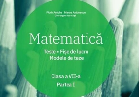 Matematică. Clasa a VII-a. Semestrul 1. Teste. Fișe de lucru. Modele de teze
