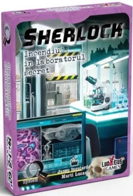 Sherlock Q6. Incendiu în laboratorul secret