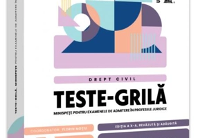 Teste-grilă, minispețe pentru examenele de admitere în profesiile juridice. Drept civil. 20232