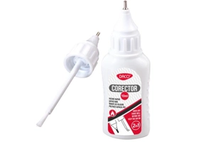 Pix și pensulă corectoare DACO 2 în 1, 10 ml