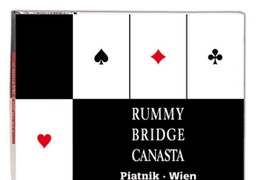 Cărți de joc Piatnik „Rummy, Bridge, Canasta”, pachet dublu