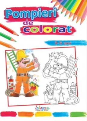 Pompieri de colorat (3-5 ani)