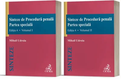 Sinteze de Procedură penală. Partea specială (vol. 1 + vol. 2)